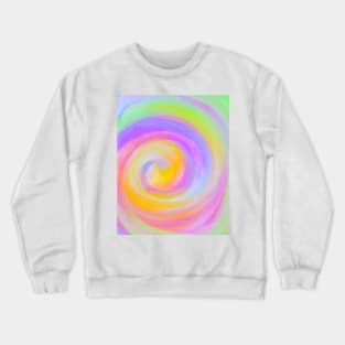 Plain Watercolor Tie-dye Crewneck Sweatshirt